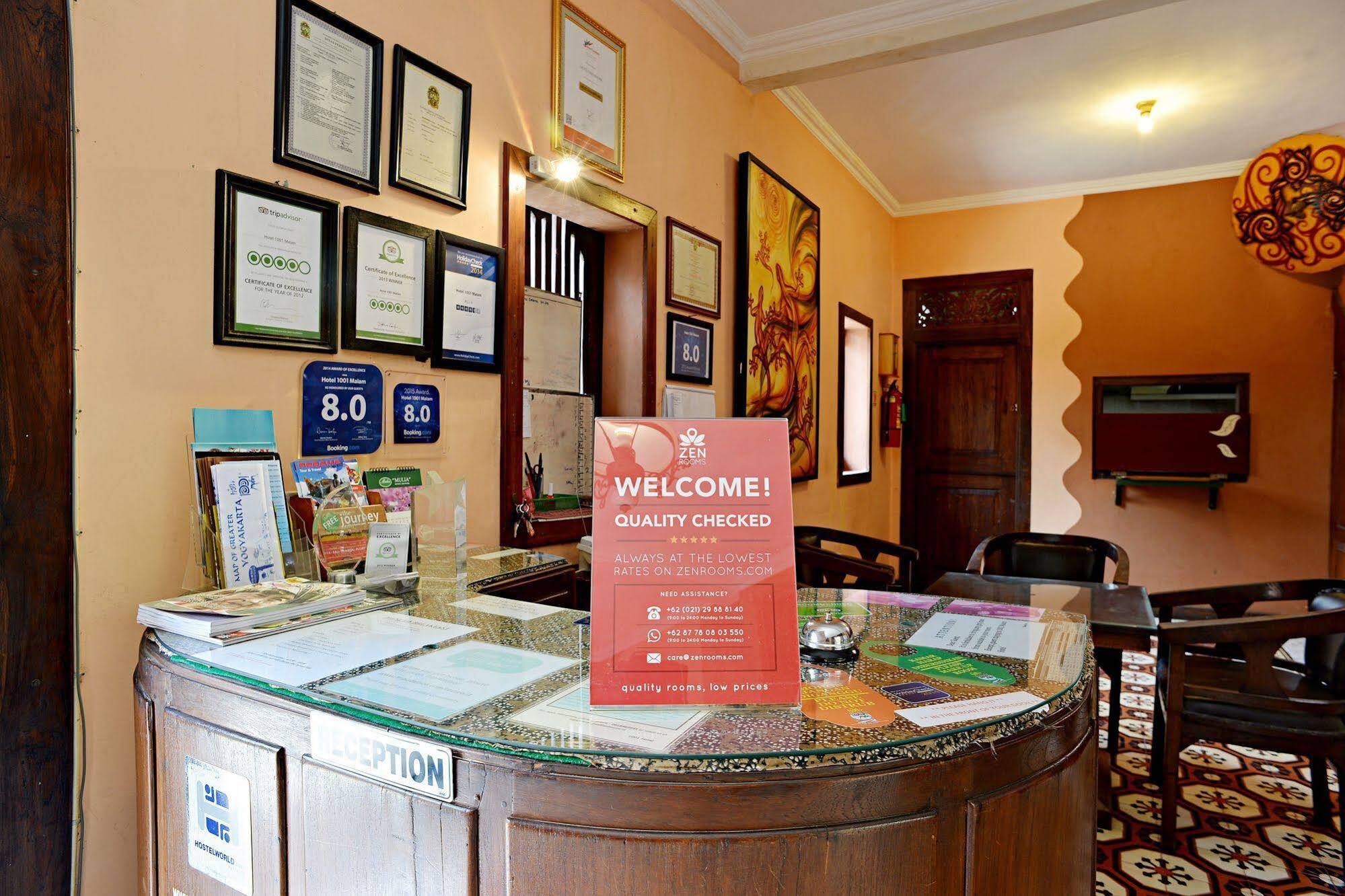 Zen Rooms Malioboro Sosrowijayan Wetan 요그야카르타 외부 사진